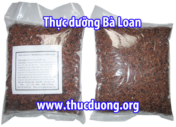 Trà gạo lứt đỗ đỏ rang