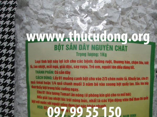 Bột sắn dây ướp hương bưởi nguyên chất