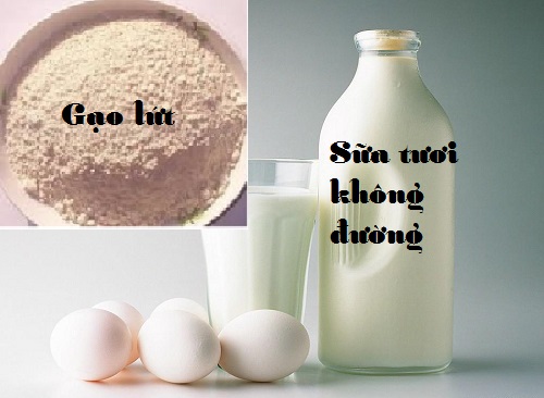Làm trắng da bằng bột gạo lứt