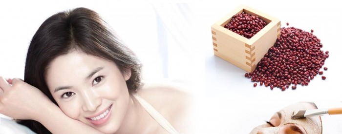 Bột đậu đỏ dụng để làm đẹp da, sáng da, trị mụn