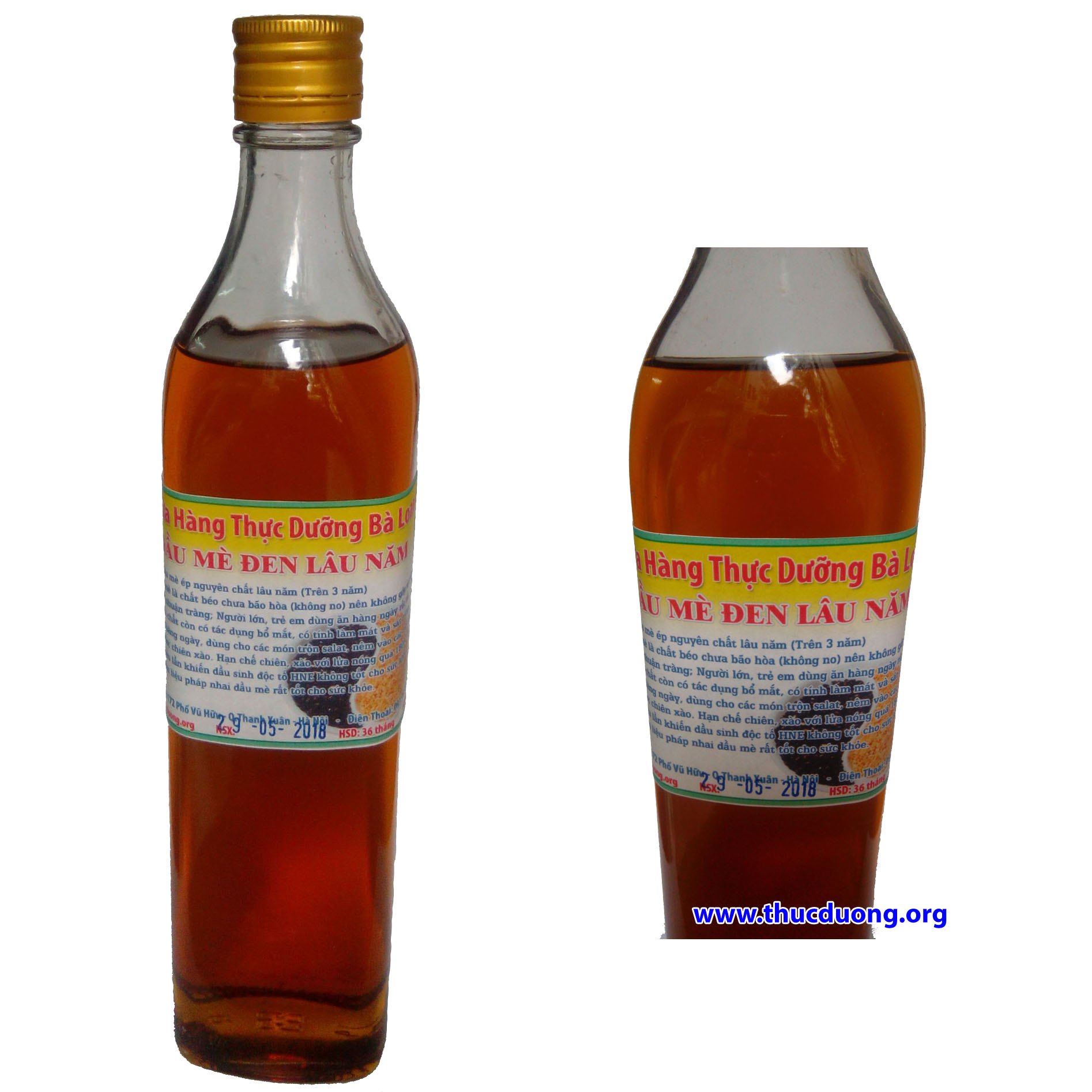 Dầu mè đen lâu năm